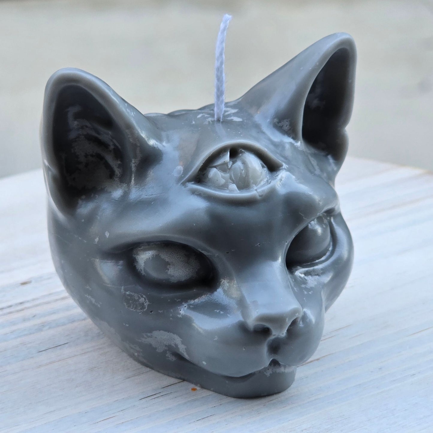 Handmade ✦ Sphynx Cat Candle ✦ Third Eye Coconut Cream Pie Chocolate Chip
