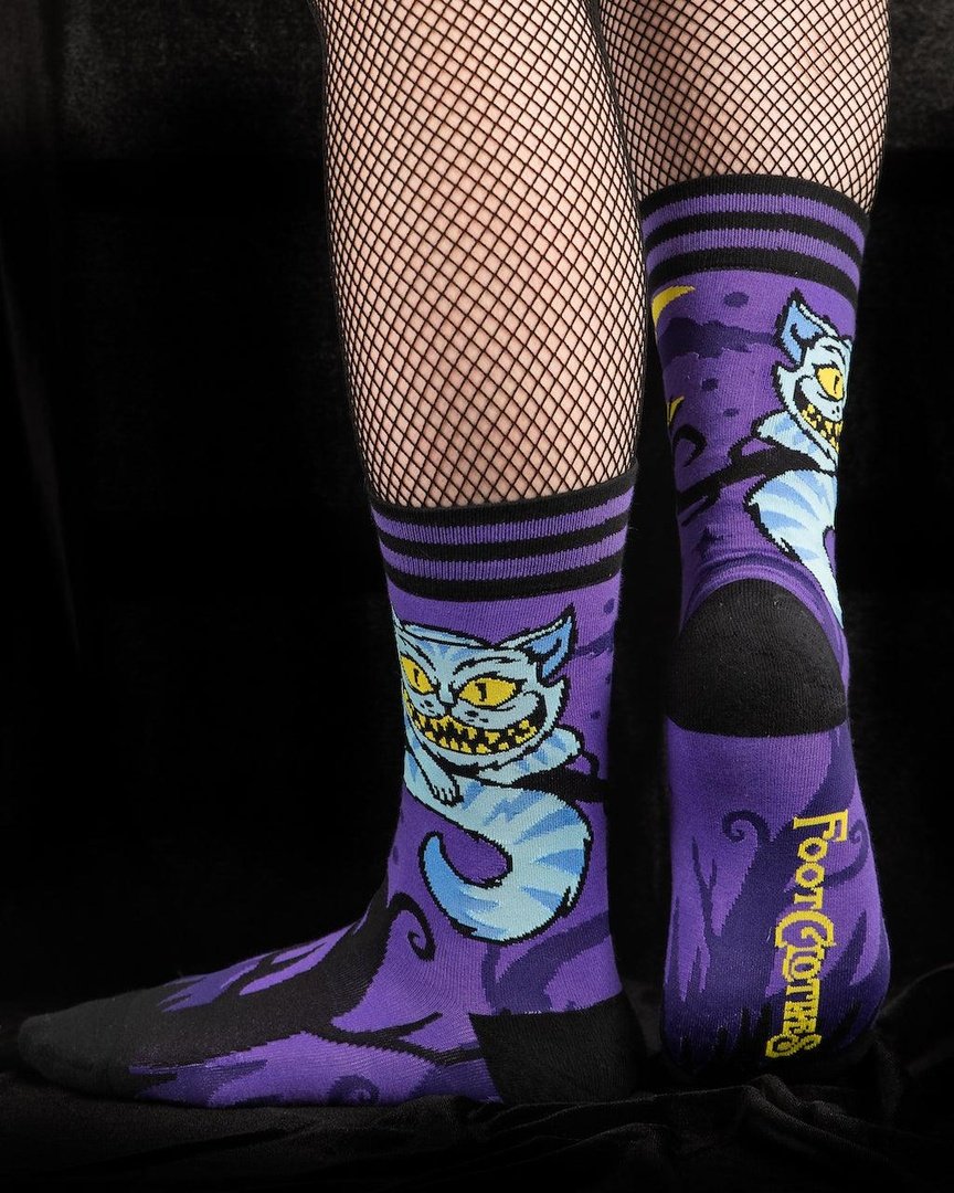 Cheshire Cat Crew Socks -  - Socks