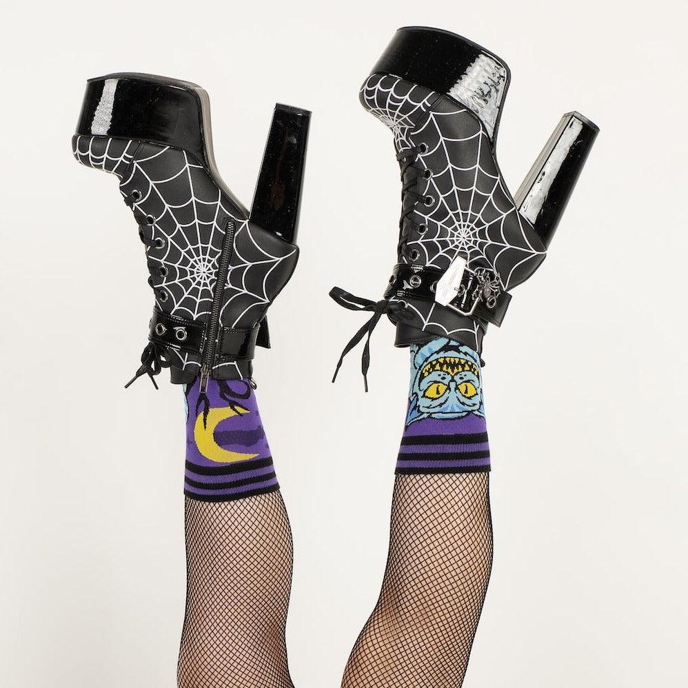Cheshire Cat Crew Socks -  - Socks