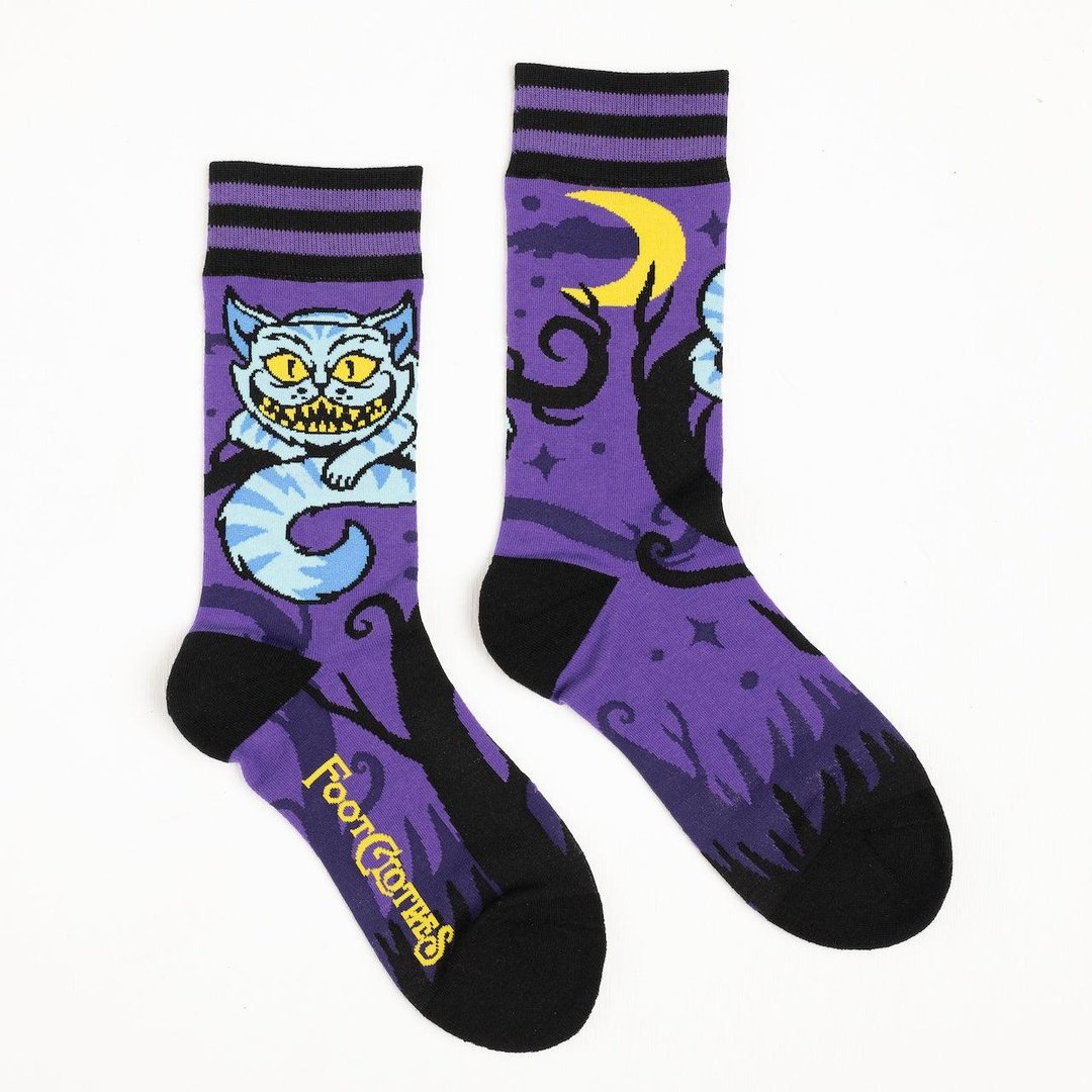 Cheshire Cat Crew Socks -  - Socks