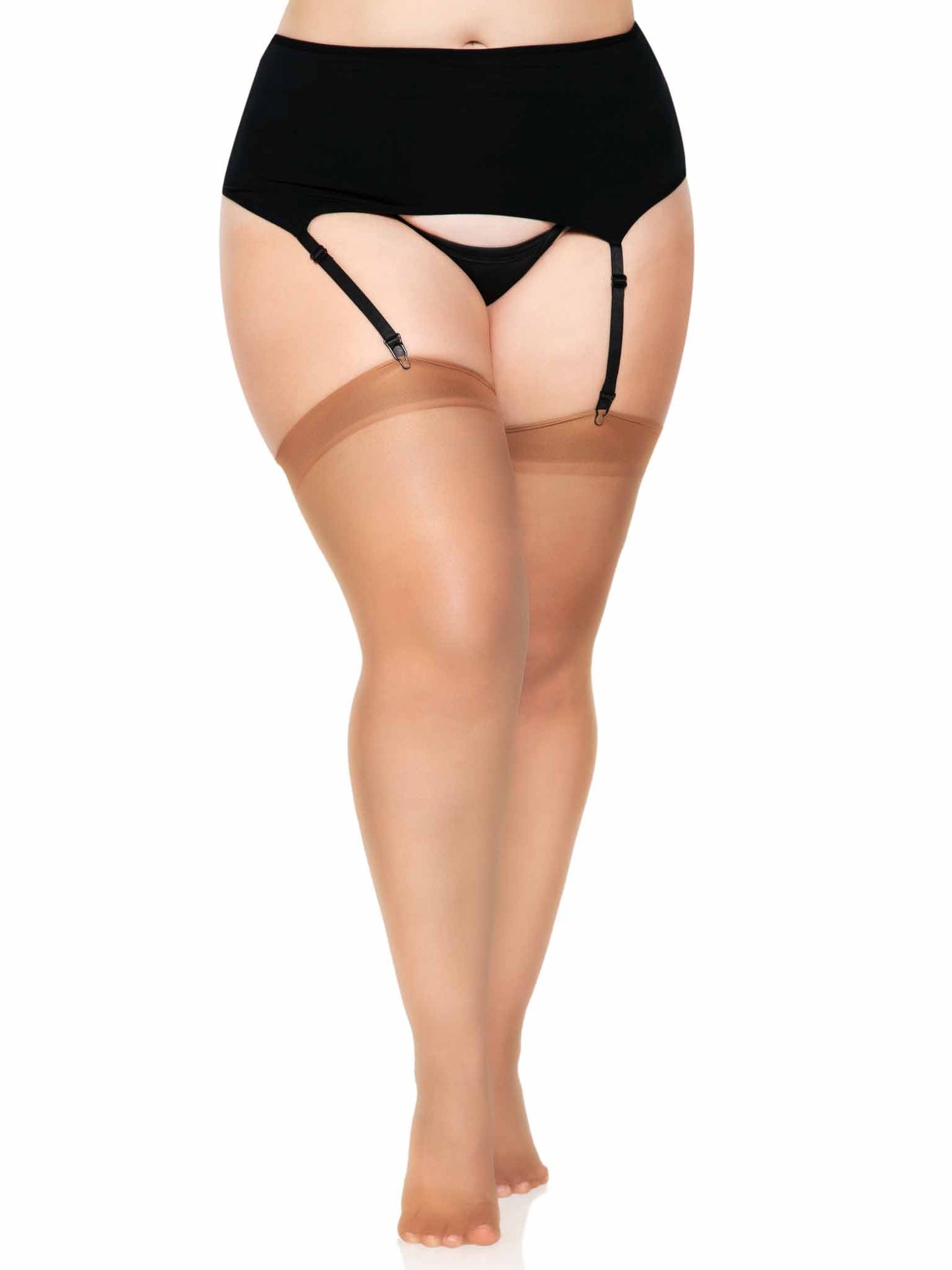 Plus Lynn Sheer Backseam Stockings -  - Hosiery