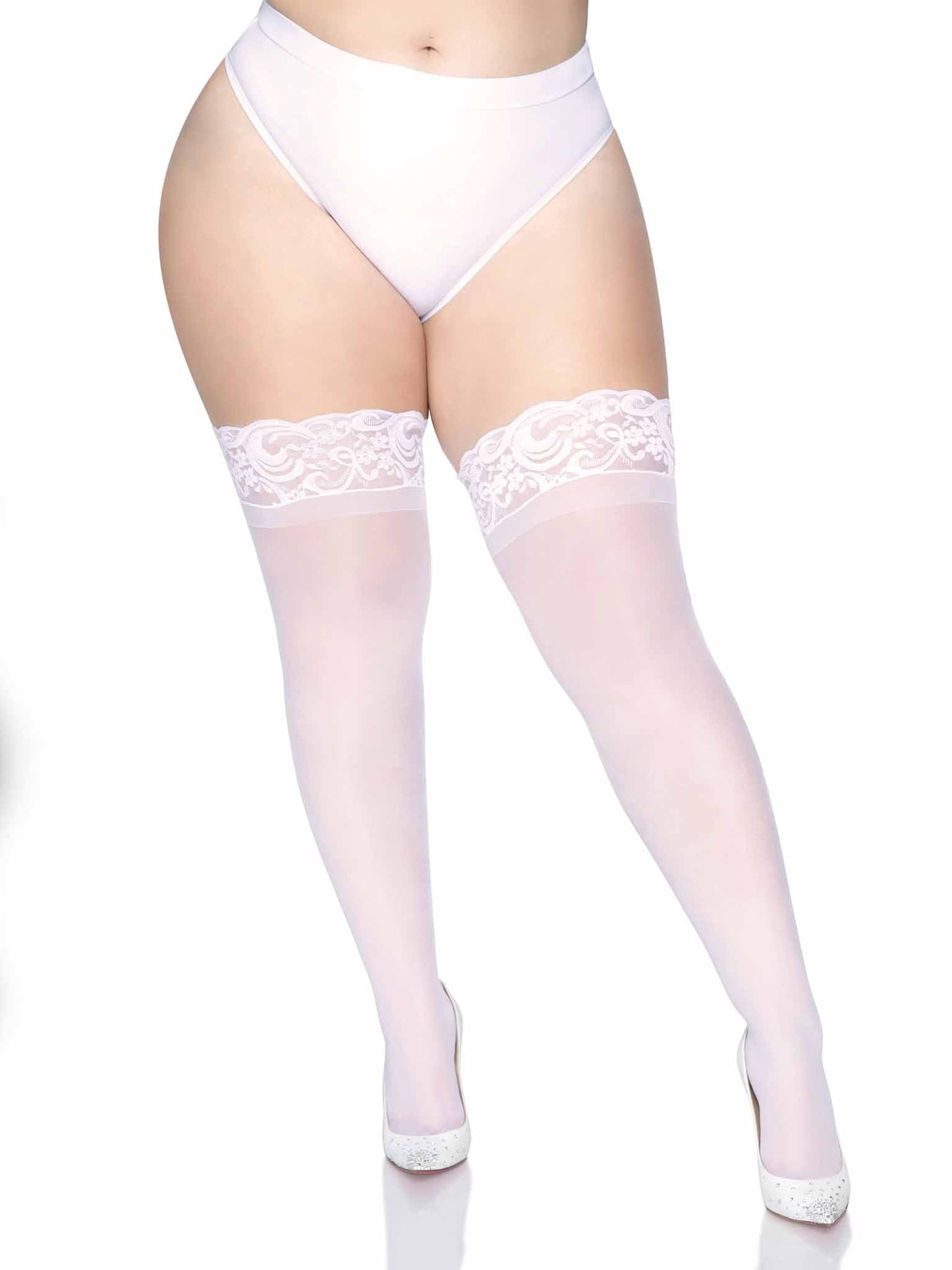 Plus Nora Thigh High Stockings -  - Hosiery