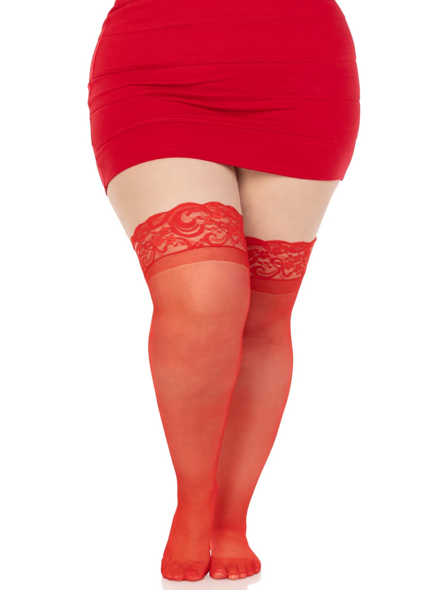 Plus Nora Thigh High Stockings -  - Hosiery