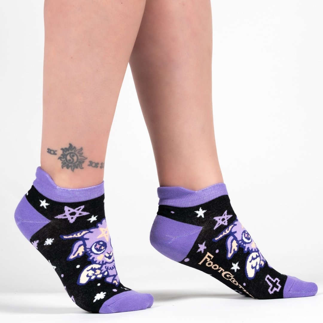 Baby Baphomet Ankle Socks -  - Socks