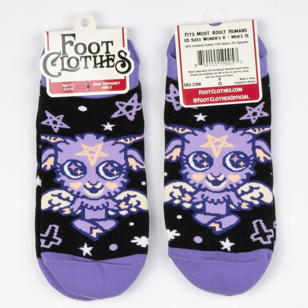 Baby Baphomet Ankle Socks -  - Socks