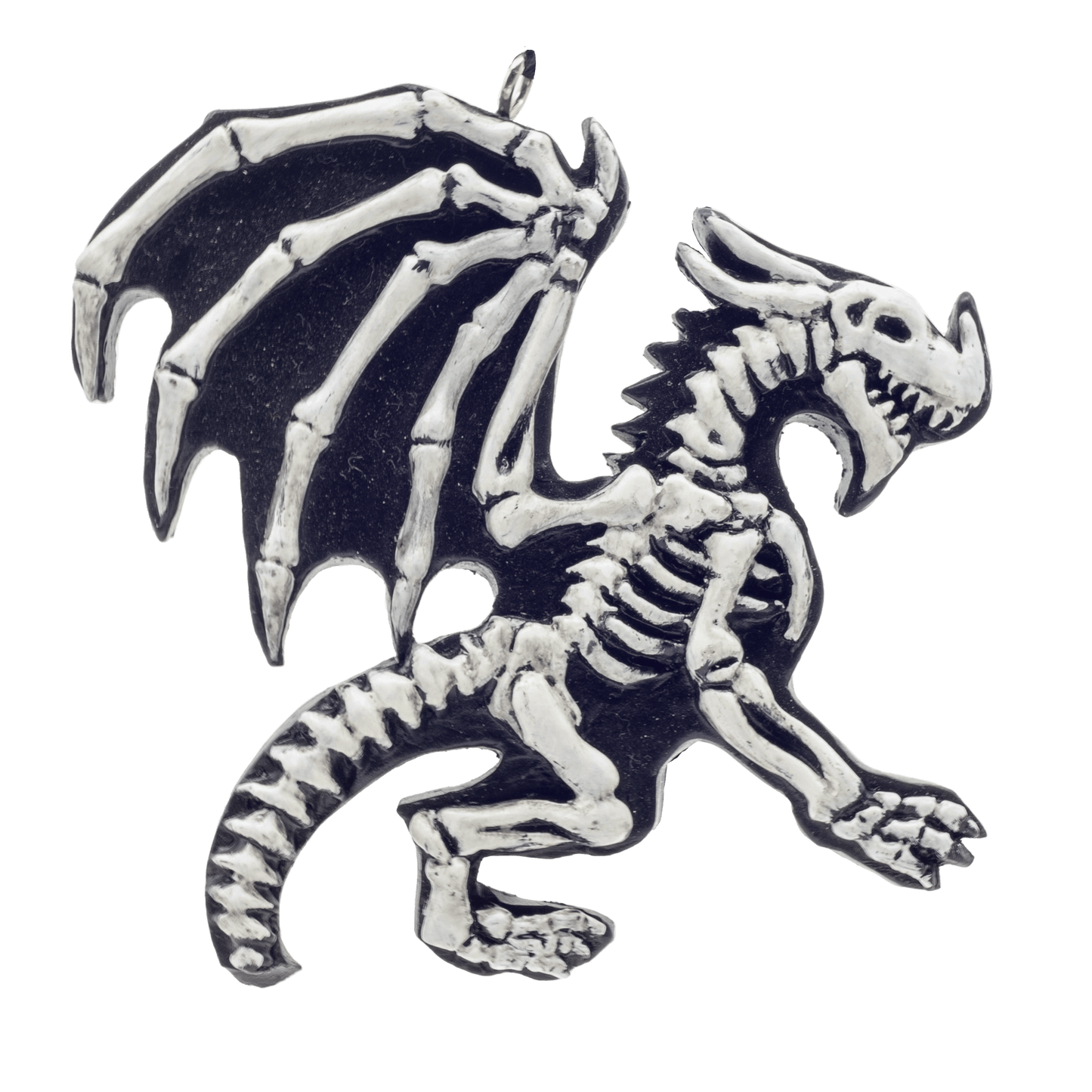Dragon Bones Flatback Ornament - Skeleton Dragon Halloween Decoration - Mythical Beast Bones