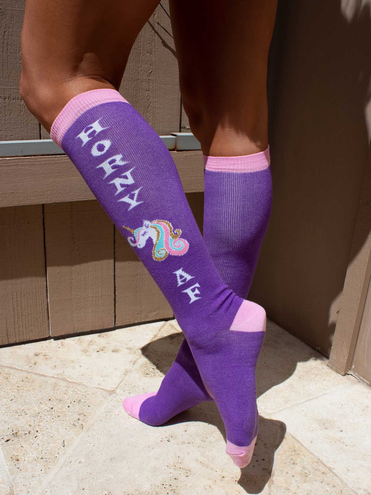 Horny AF Knee Socks - - Hosiery