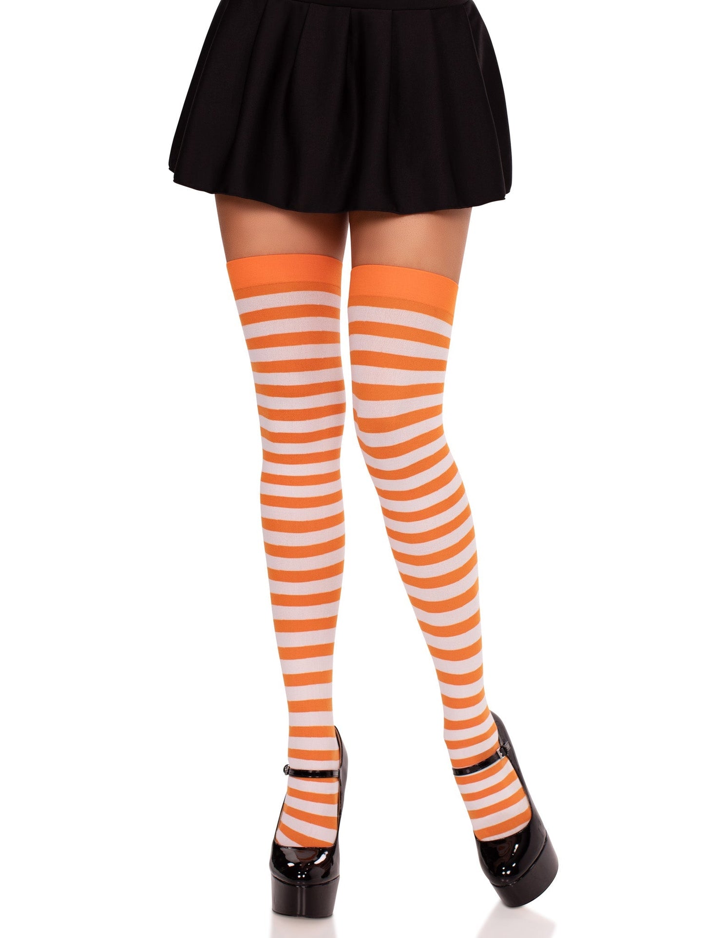 Cari Striped Stockings -  - Hosiery