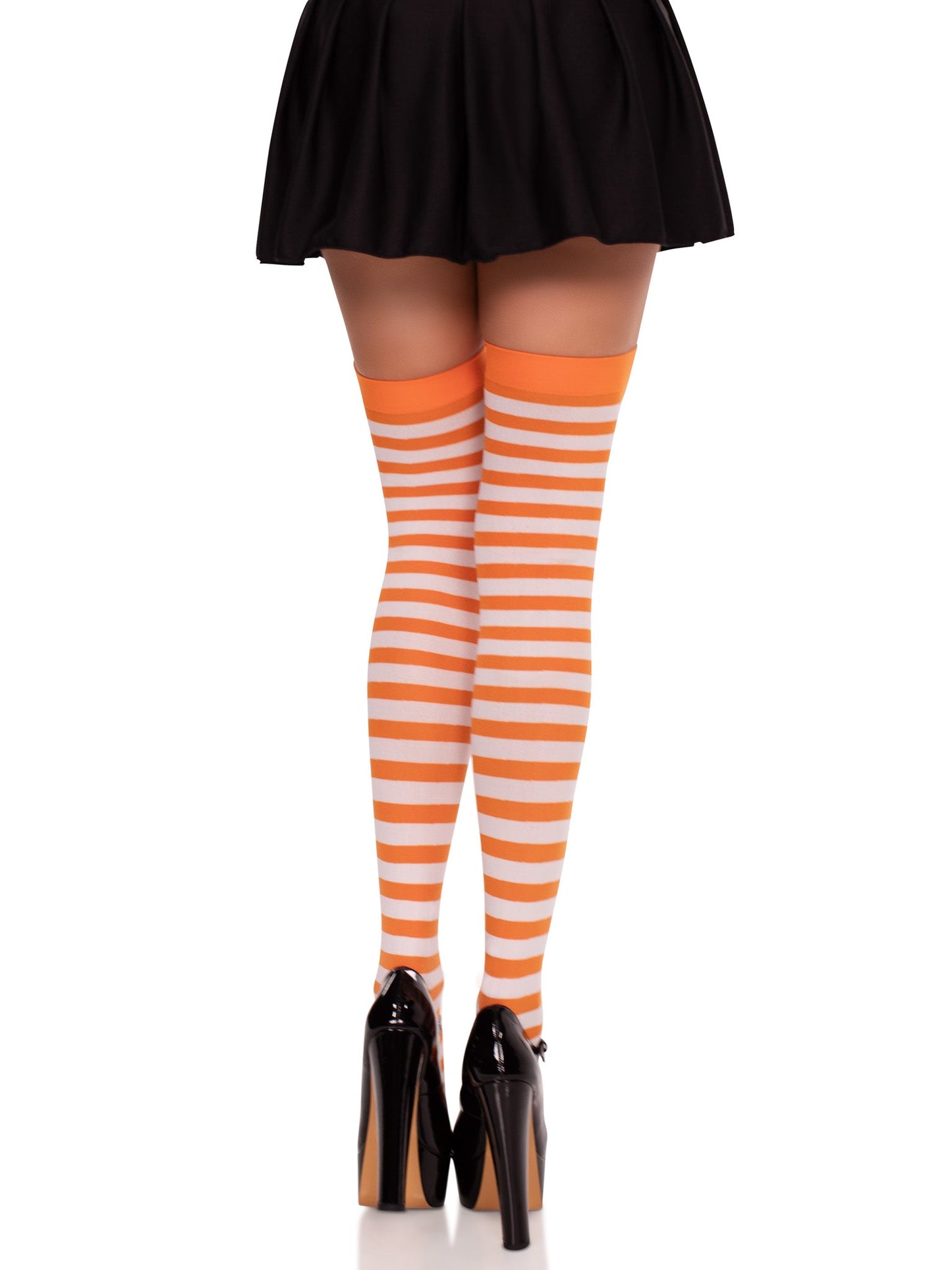 Cari Striped Stockings -  - Hosiery