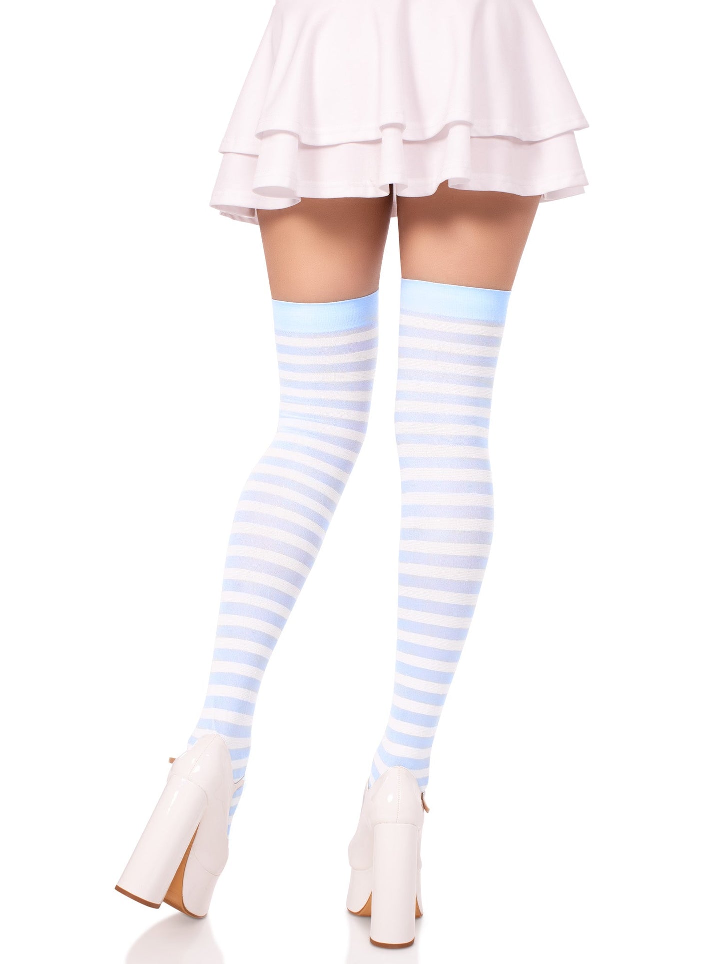 Cari Striped Stockings -  - Hosiery