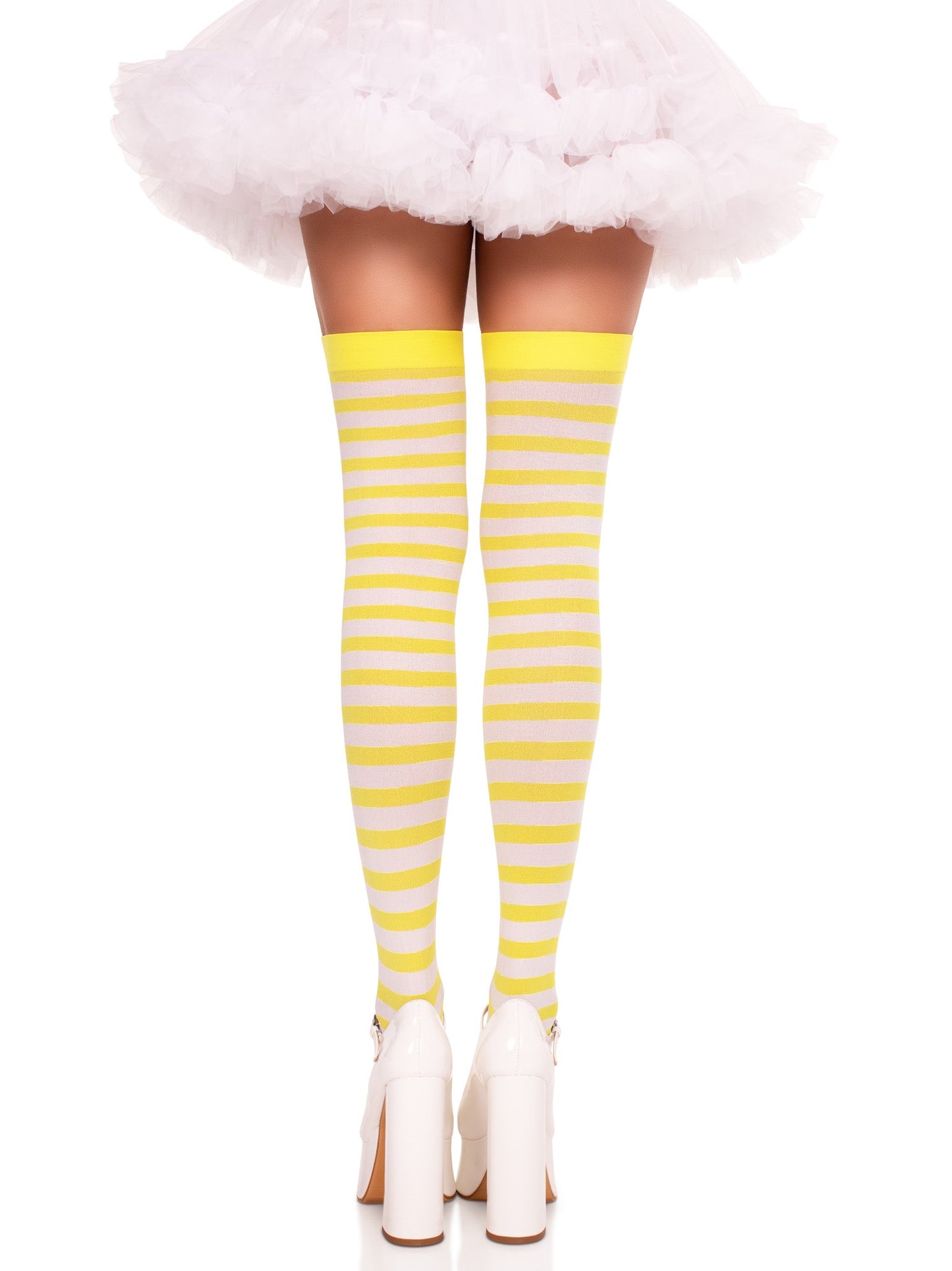 Cari Striped Stockings -  - Hosiery