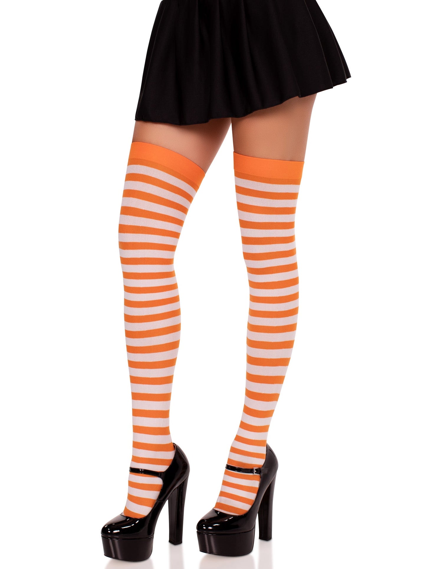 Cari Striped Stockings -  - Hosiery