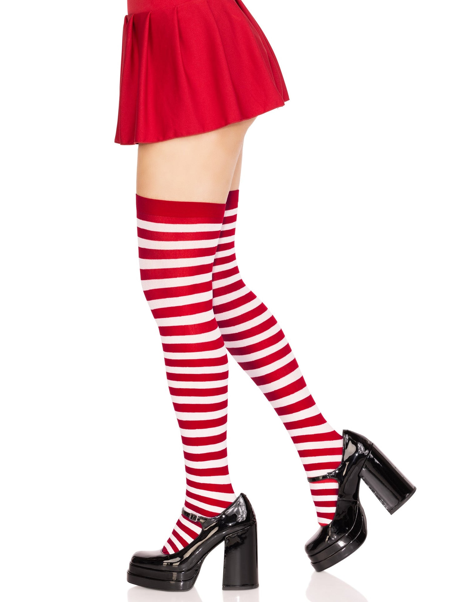 Cari Striped Stockings -  - Hosiery