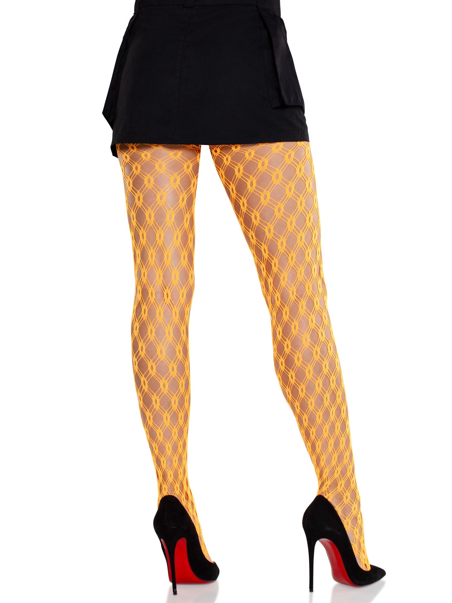 Lyric Eyelet Net Tights -  - Hosiery