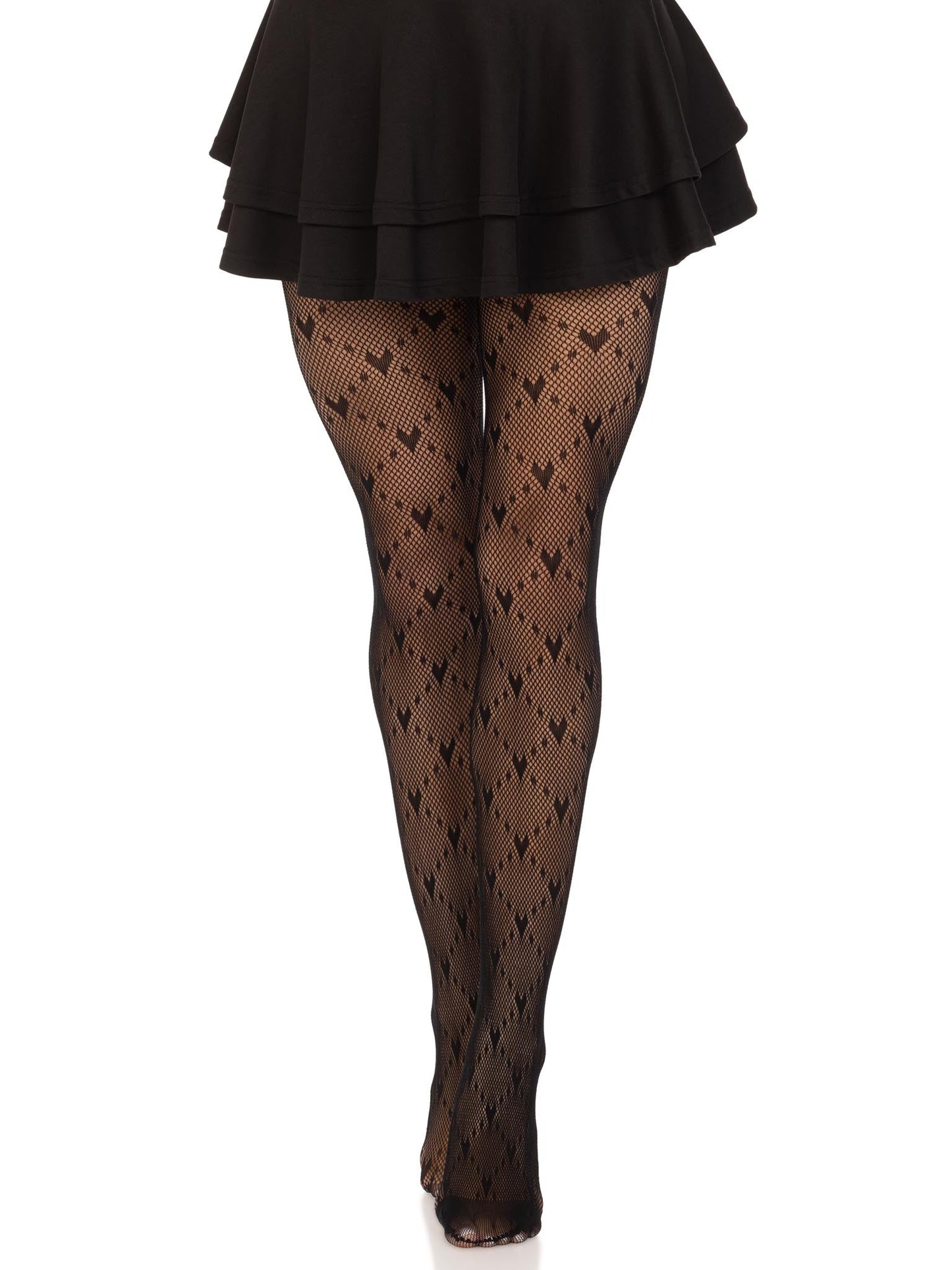 Valentina Heart Net Tights -  - Hosiery