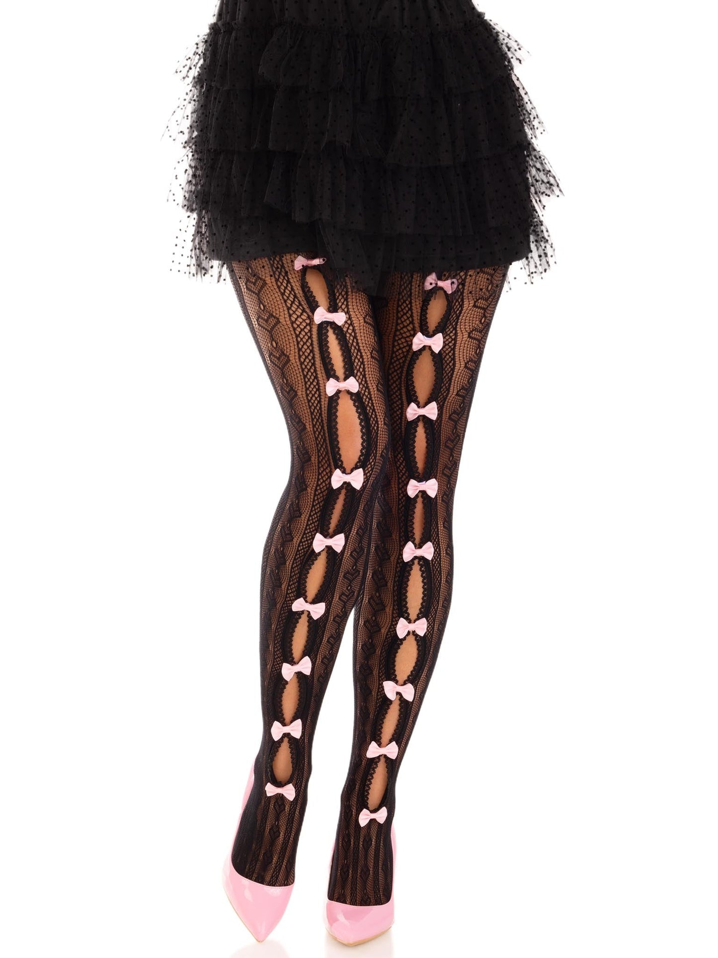 Sweetheart Striped Tights -  - Hosiery