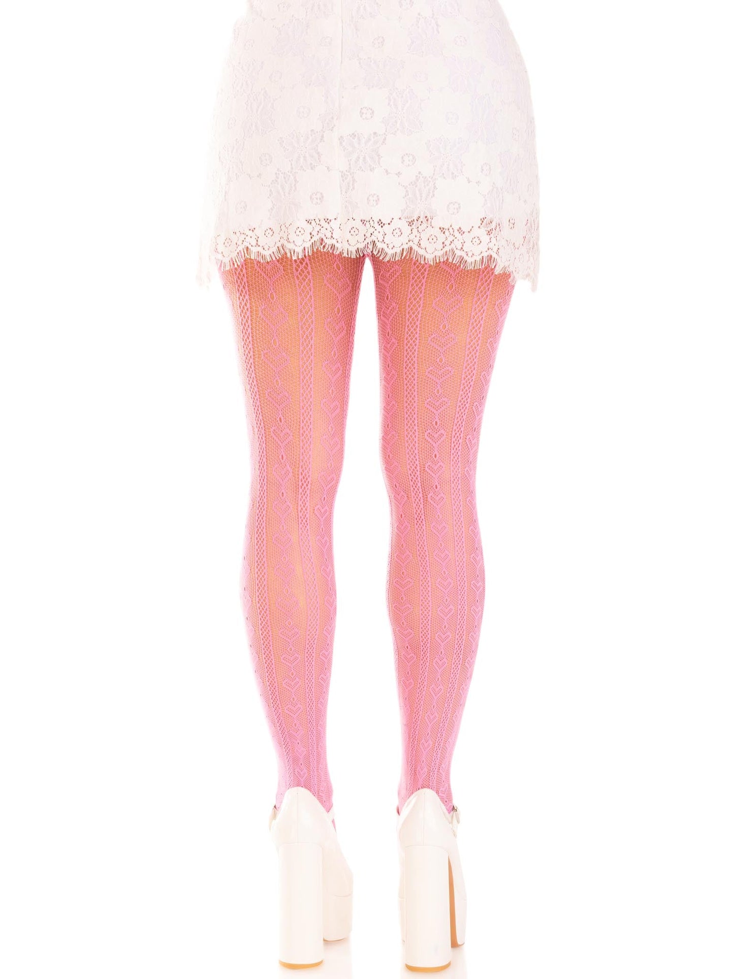 Sweetheart Striped Tights -  - Hosiery