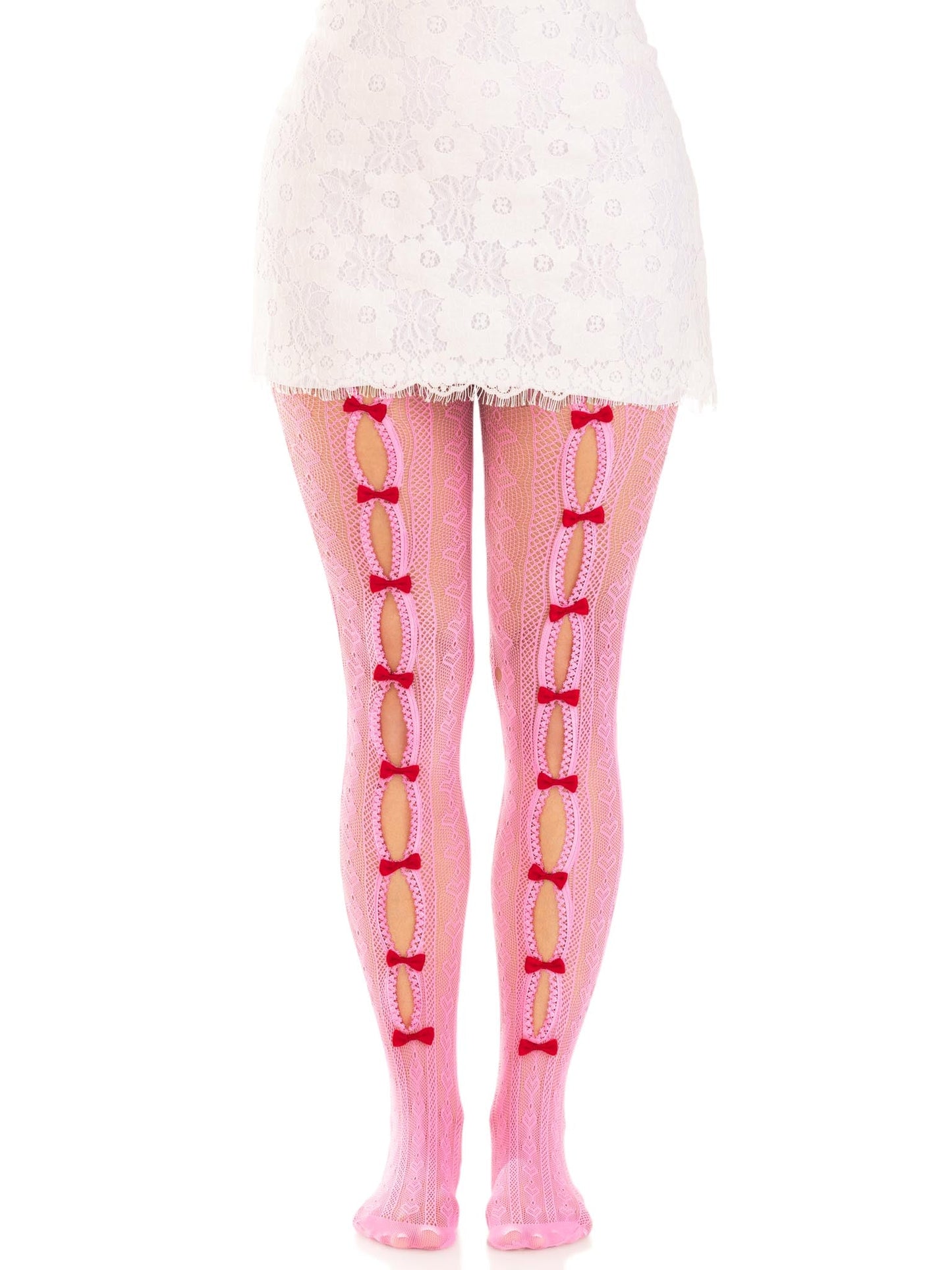Sweetheart Striped Tights -  - Hosiery