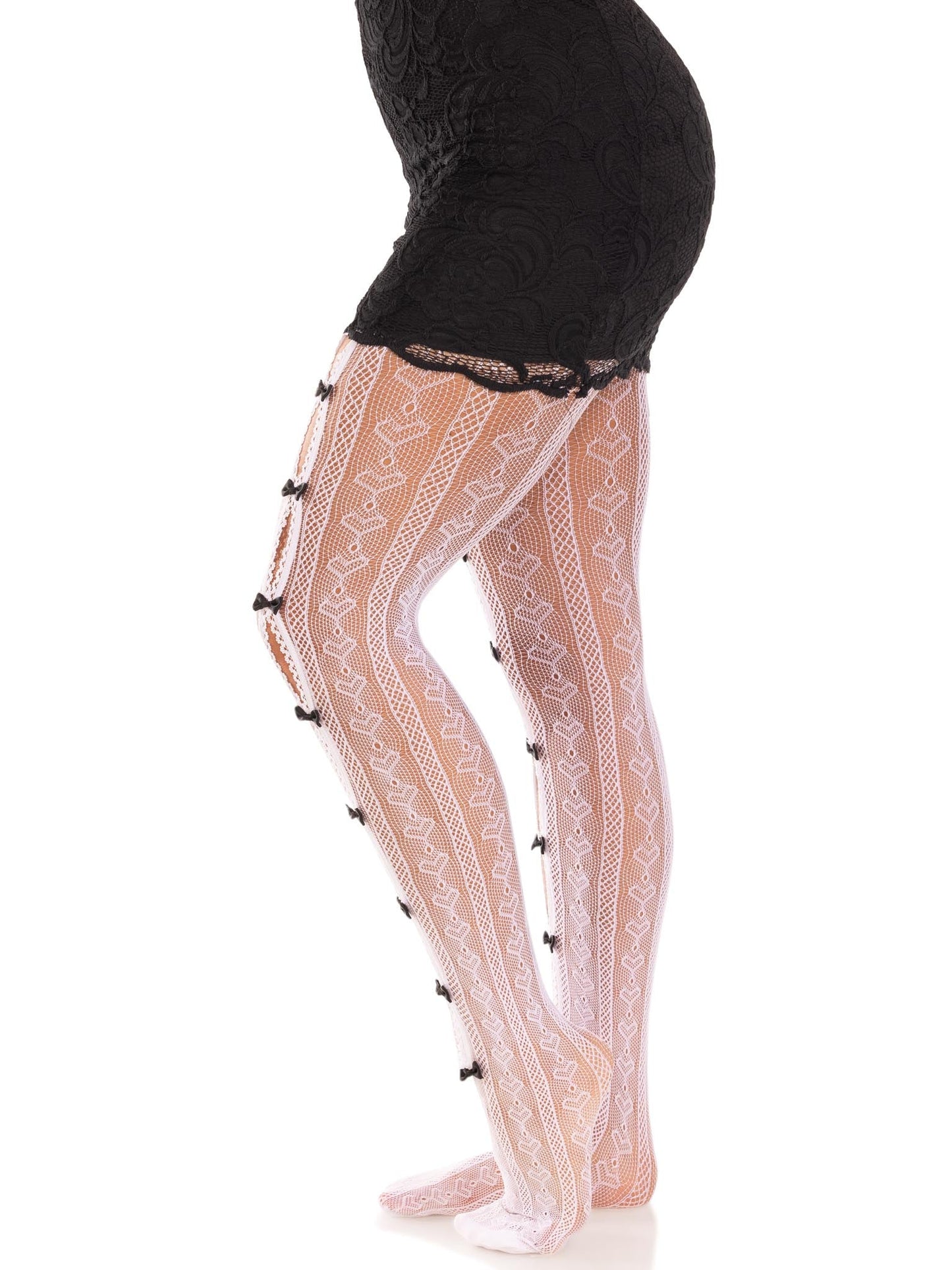 Sweetheart Striped Tights -  - Hosiery