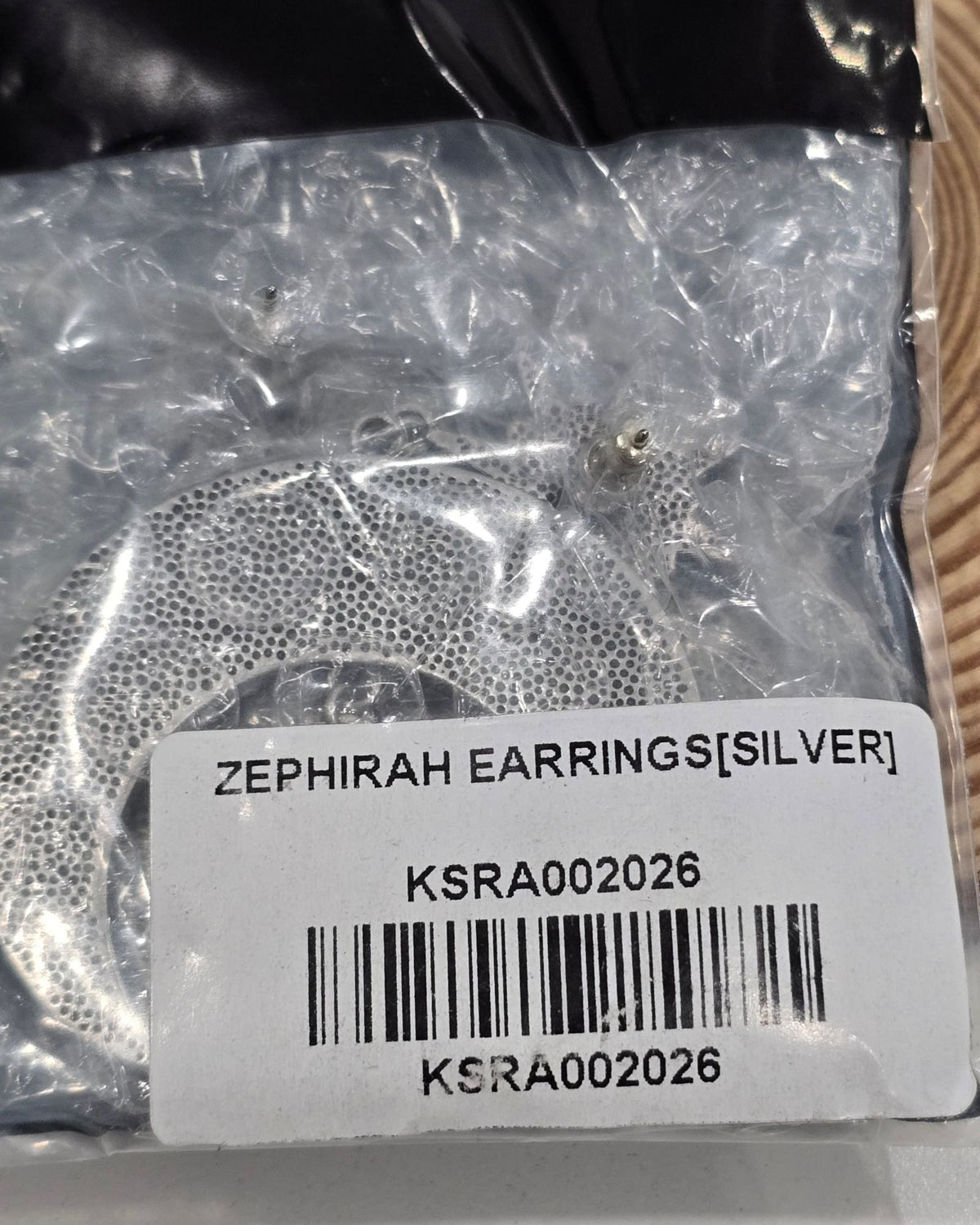 Killstar Zephirah Earring Celestial Silver Crescent Moon Crystal Star Chandelier