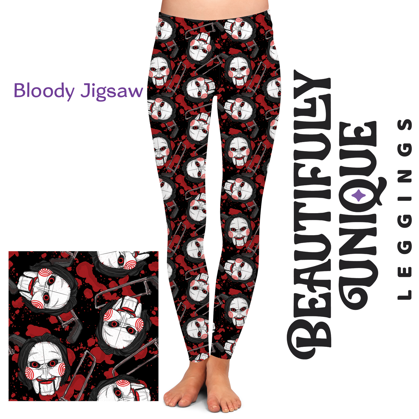 Bloody Jigsaw Semi Exclusive Leggings -  - Leggings
