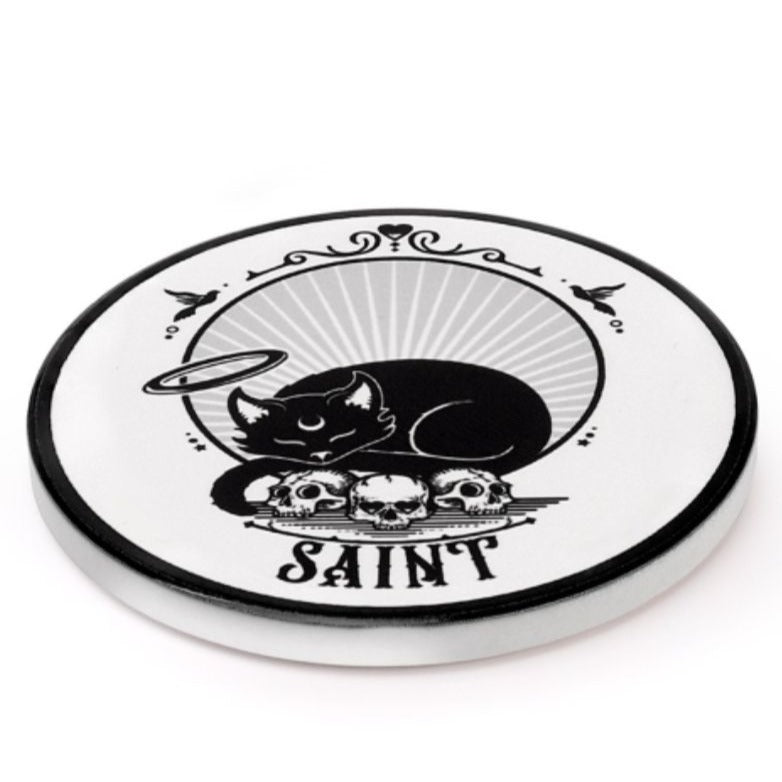 Saint & Sinner Mug Set (4pc) – Fine Bone China + Bonus Coasters