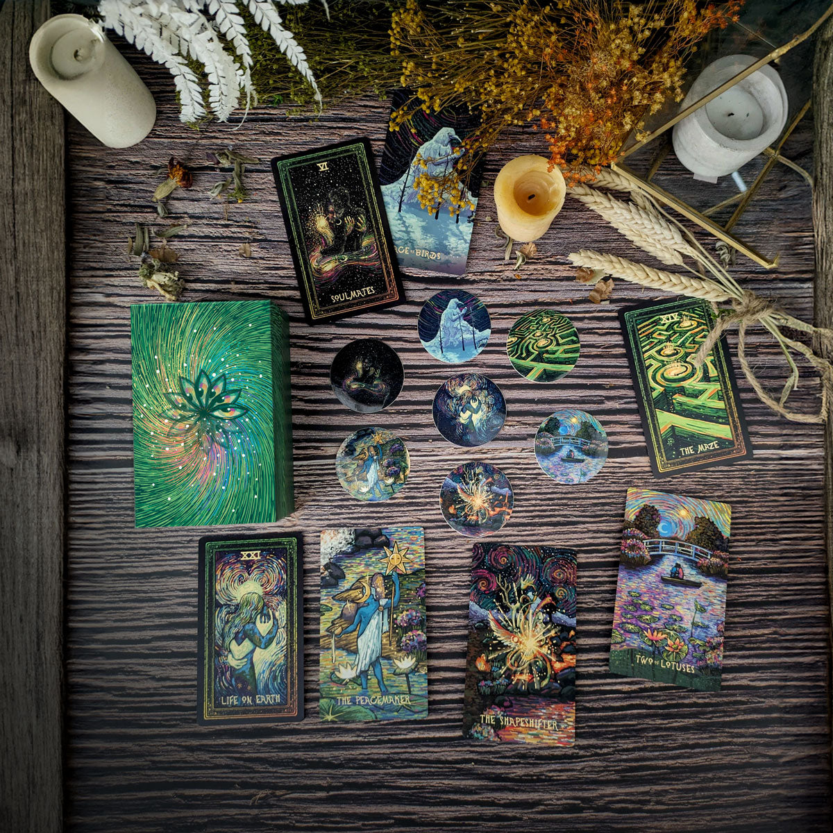 Cosma Visions Oracle Deck - Cosmic Oracle Cards - Spiritual Divination Deck