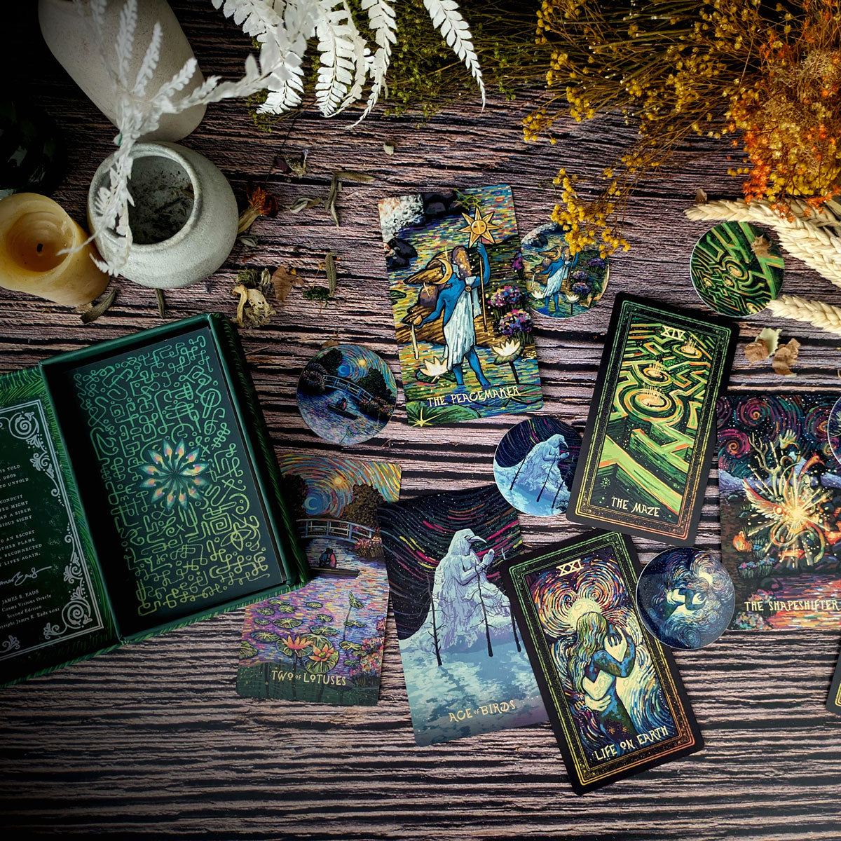 Cosma Visions Oracle Deck - Cosmic Oracle Cards - Spiritual Divination Deck