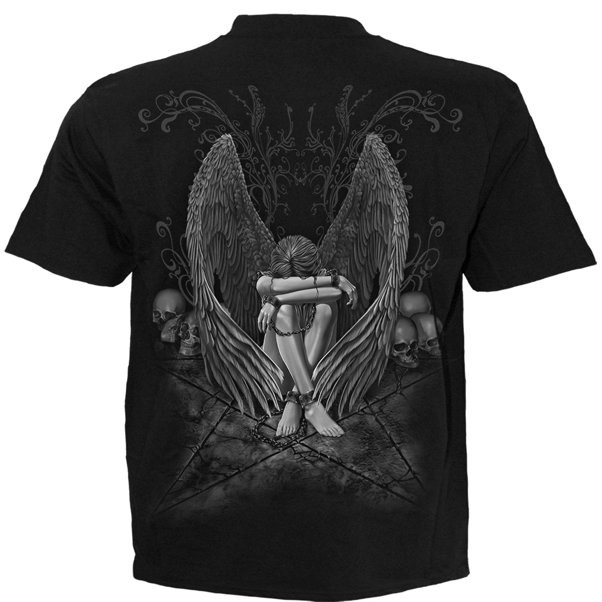 ENSLAVED ANGEL - T-Shirt Black -  - T-Shirts