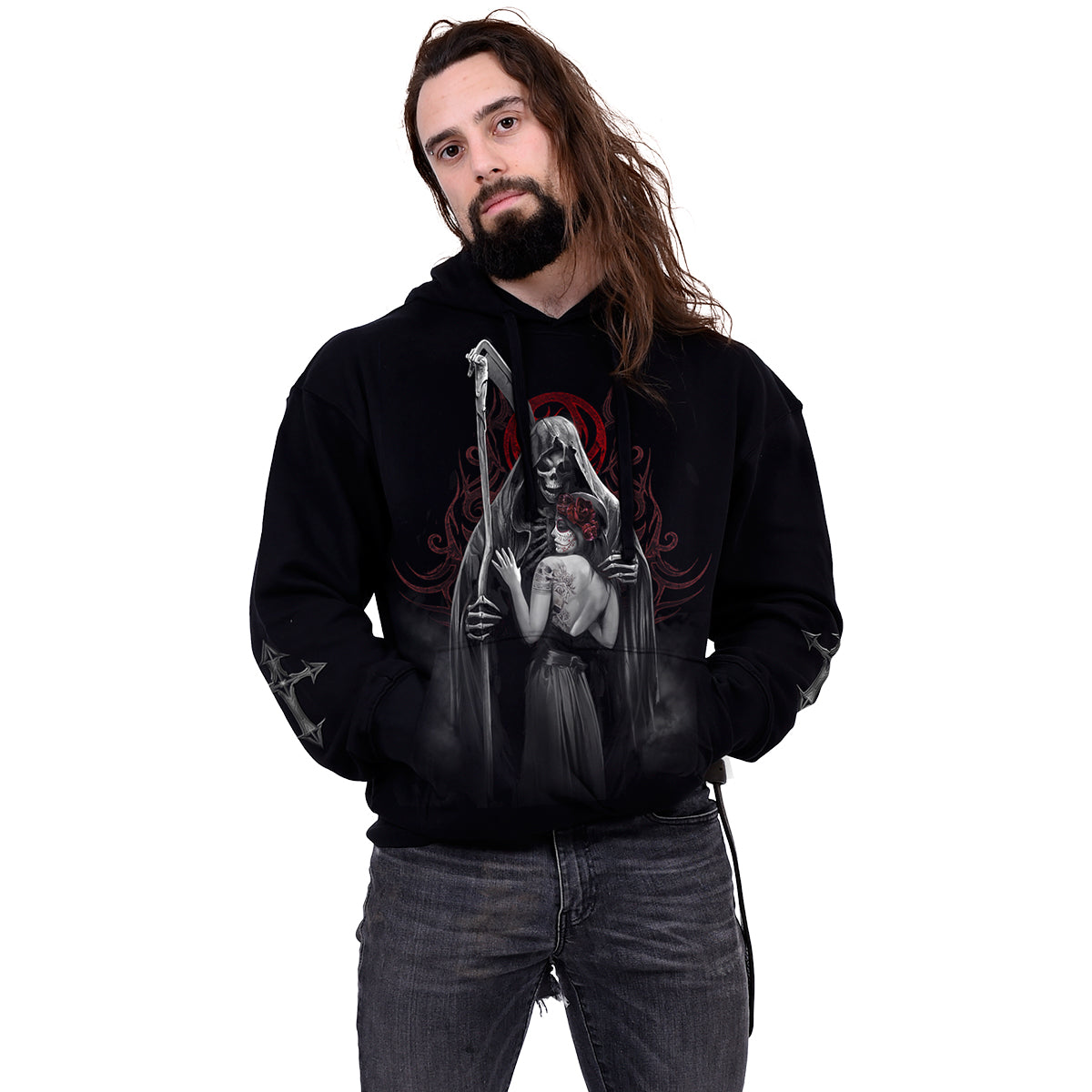 DEAD KISS - Hoody Black -  - Hoodies