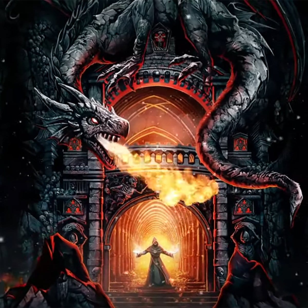 DRAGON'S LAIR - T-Shirt Black -  - T-Shirts