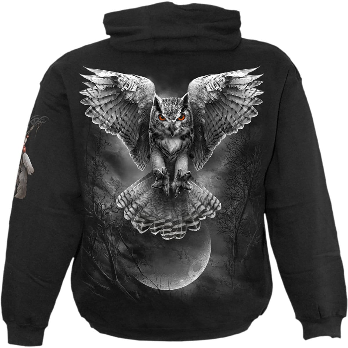 WINGS OF WISDOM - Hoody Black - - Hoodies