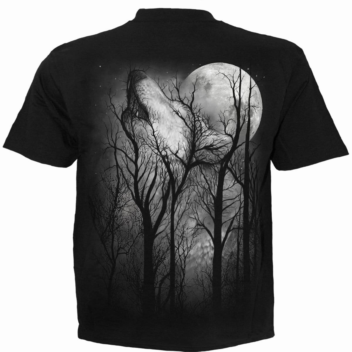 FOREST WOLF - T-Shirt Black -  - T-Shirts