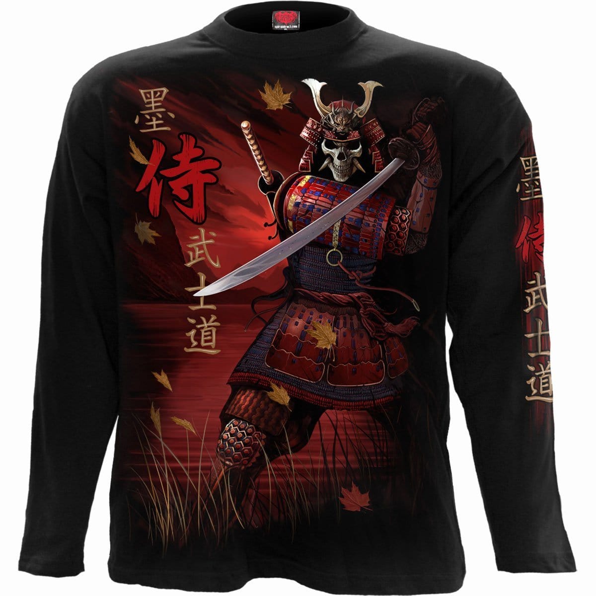 SAMURAI - Longsleeve T-Shirt Black -  - T-Shirts - Long Sleeve
