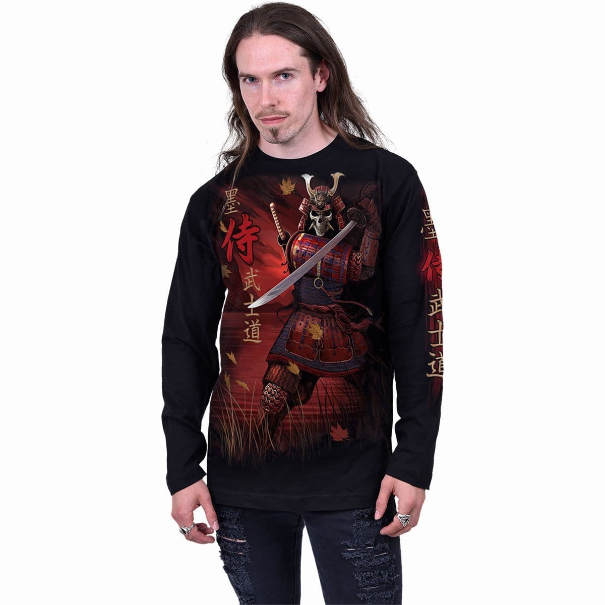 SAMURAI - Longsleeve T-Shirt Black -  - T-Shirts - Long Sleeve