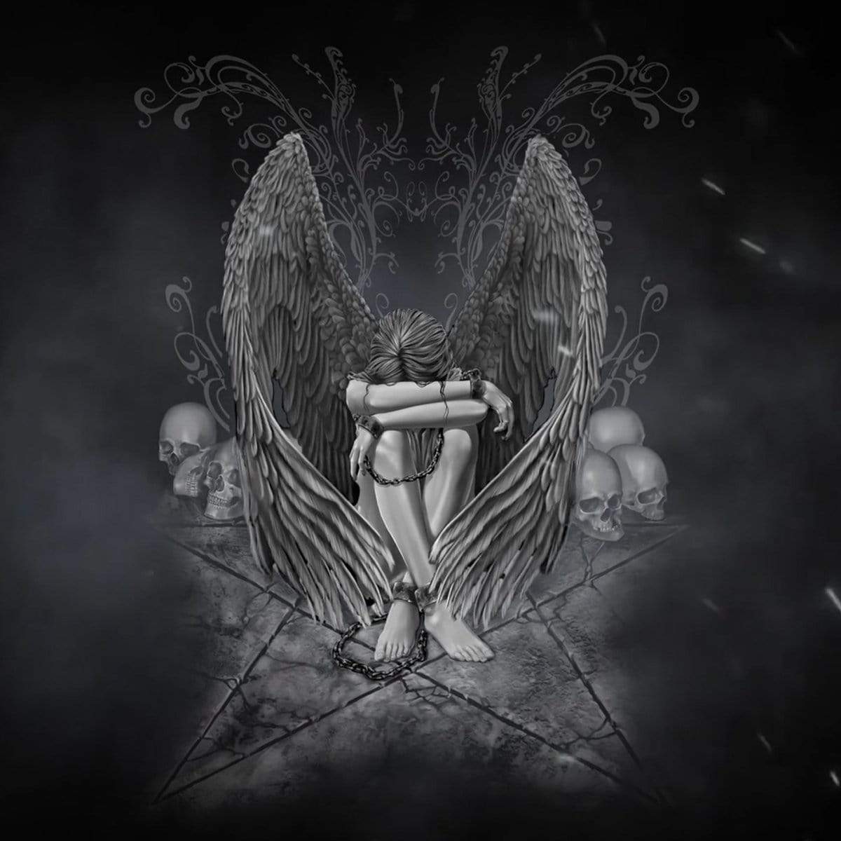 ENSLAVED ANGEL - T-Shirt Black -  - T-Shirts