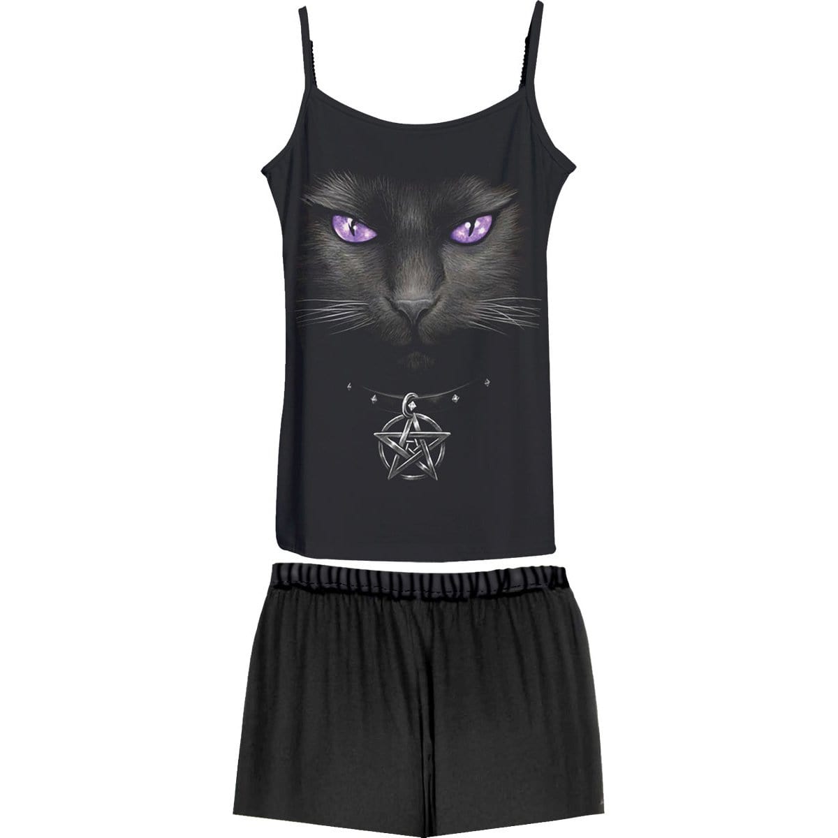 BRIGHT EYES - 4pc Gothic Pyjama Set -  - Pyjama Sets