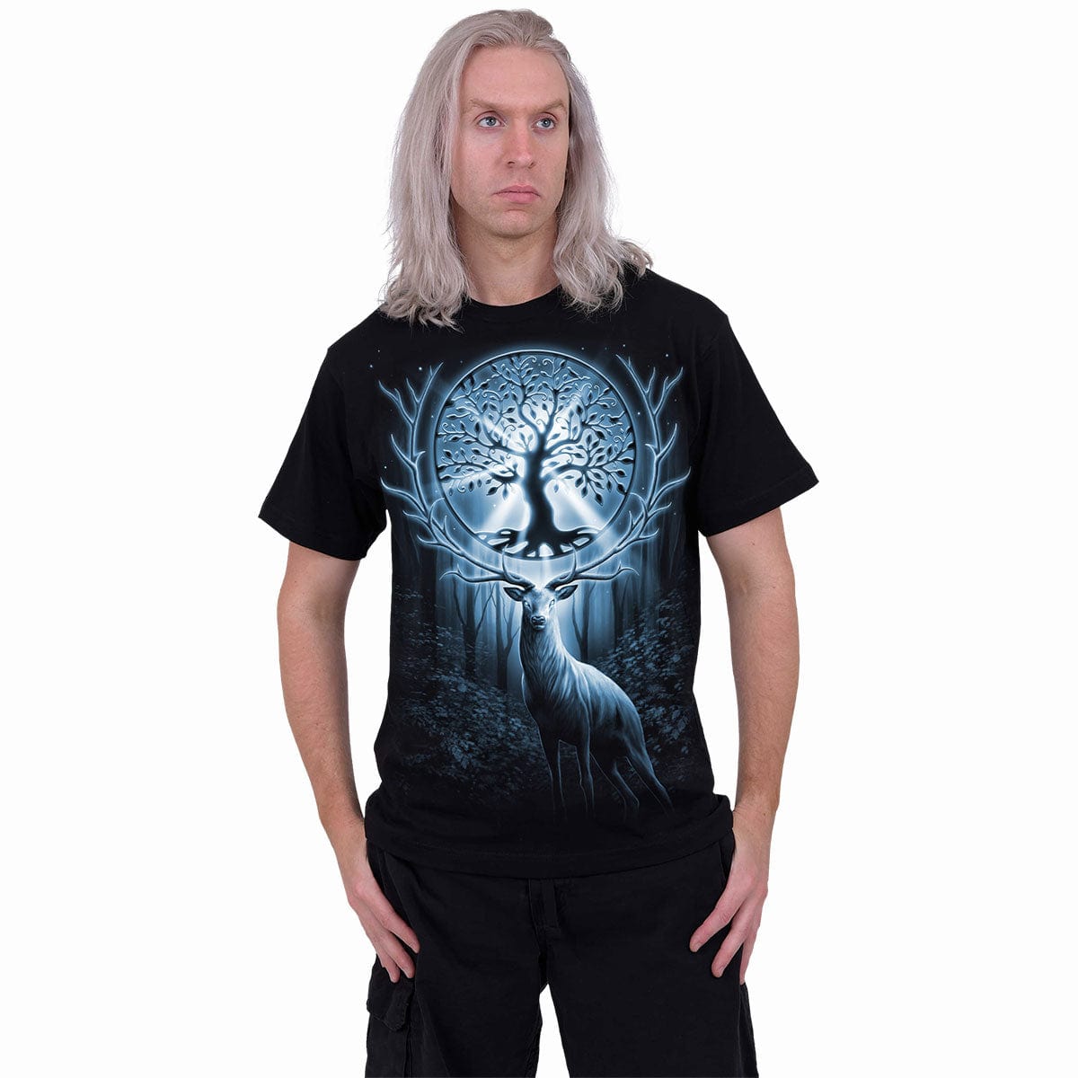 TREE OF LIFE - Front Print T-Shirt Black -  - T-Shirts
