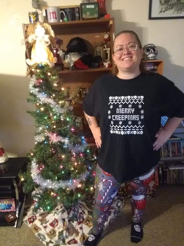 Christmas Merry Creepmas Ugly Sweater Tee - Unisex Shirt - - Shirts