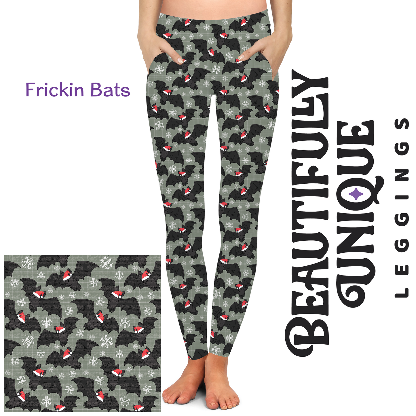 Frickin Bats (Semi-Exclusive) - Pocket Leggings -  - Leggings