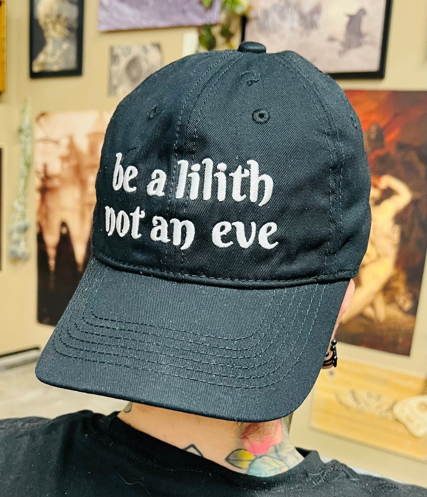 Be a lilith not an eve - Embroidered Dad Hat - -