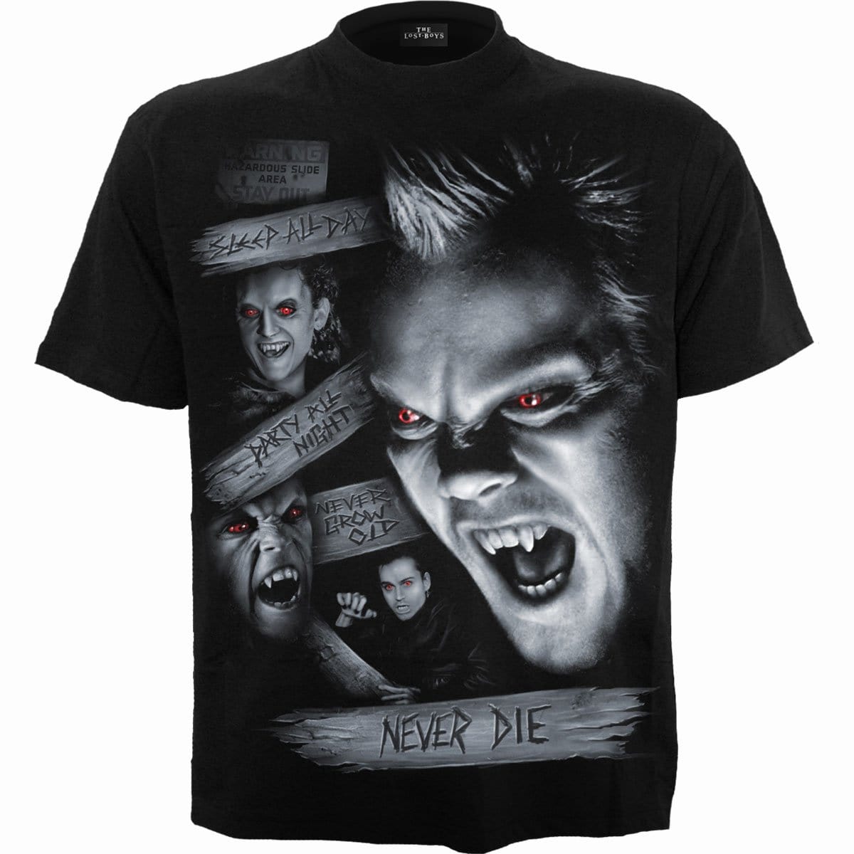 THE LOST BOYS - NEVER DIE - T-Shirt Black -  - T-Shirts
