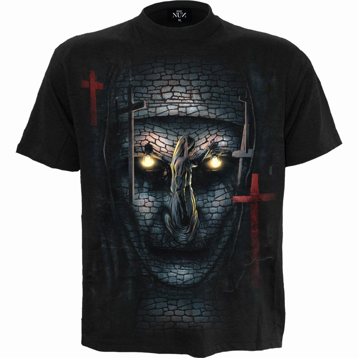 THE NUN - SKULL ILLUSION - T-Shirt Black -  - T-Shirts