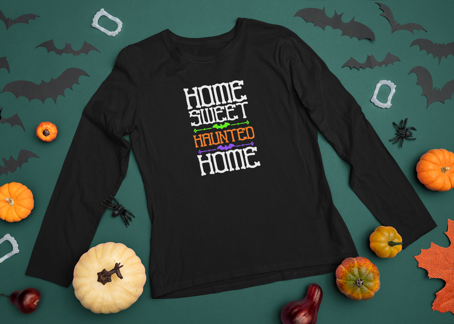 Home Sweet Haunted Home Spooky Tee - Unisex Halloween Shirt