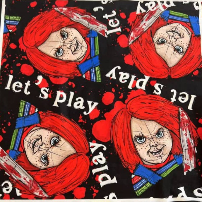 Bloody Chucky (Semi-Exclusive) - High-quality Handcrafted Vibrant Leggings -  - Leggings