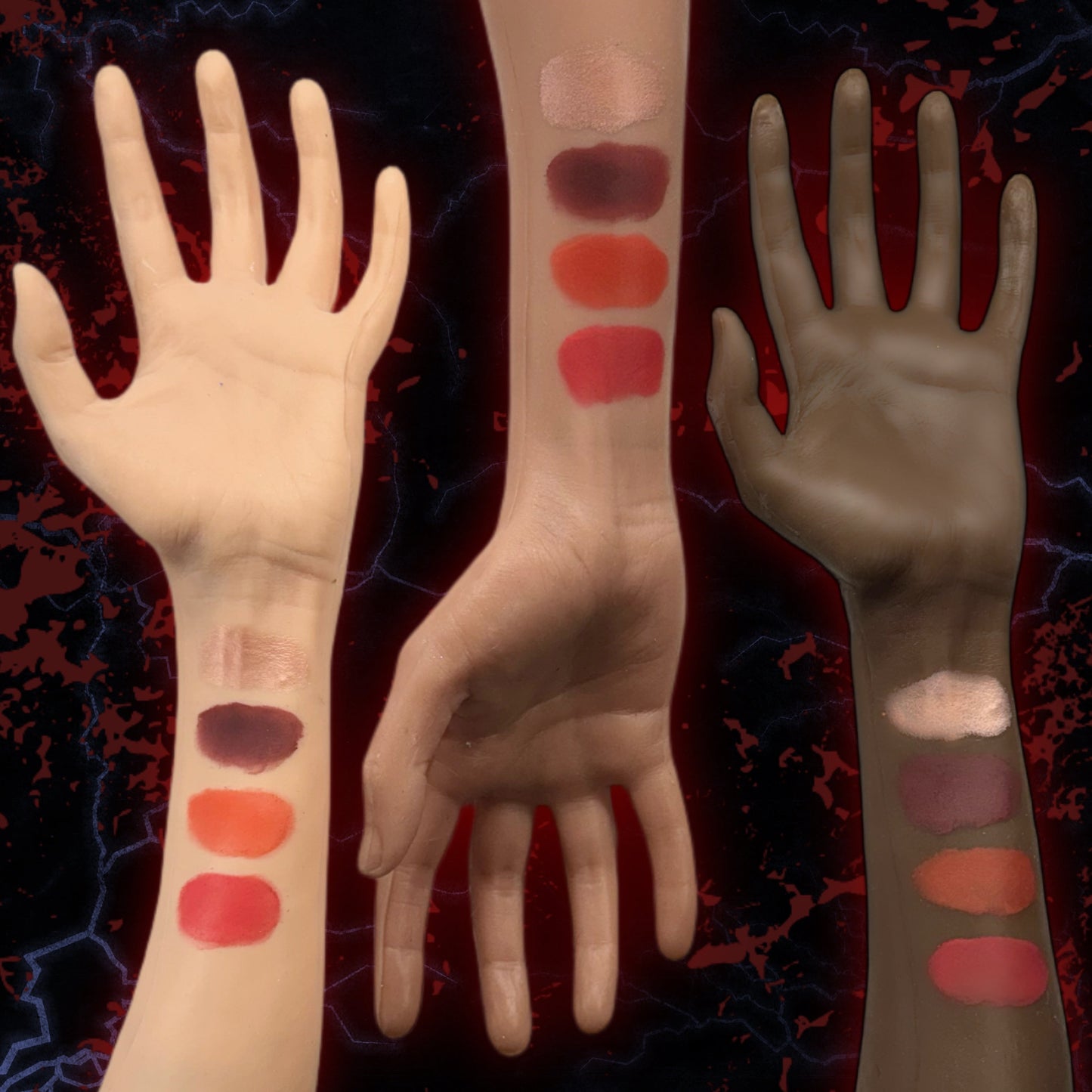 Split Your Face Palette W/ Contour, Highlight & Blush