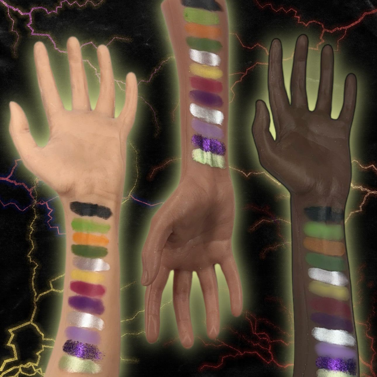 Revenge of the VHS Eyeshadow Palette W/ 12 Horror FX Shades