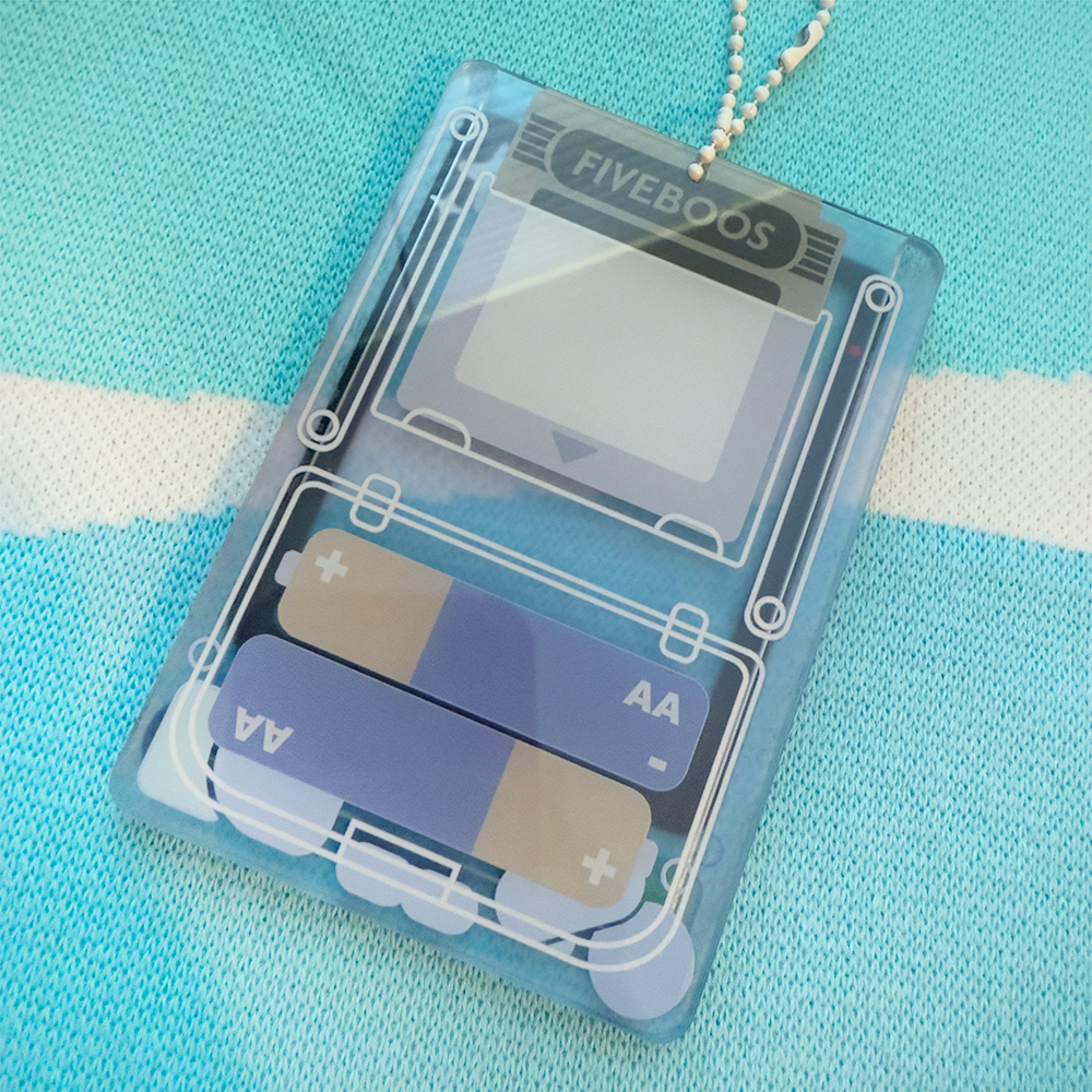 GameBoo Photo Charm - Acrylic Keychain Charm with Ball Chain Closure