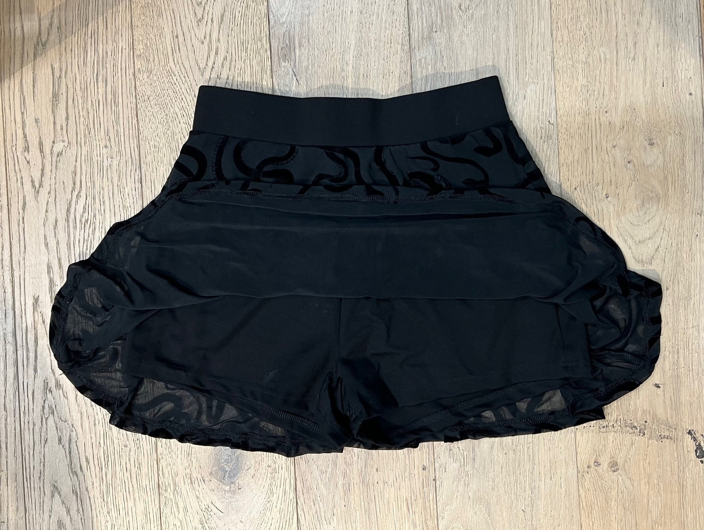 The Morbid Mini Skort - SNAKES - Flocked Snake Skirt with Built In Shorts - PRE-ORDER - -