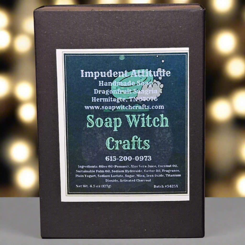 Impudent Attitude Aloe Vera Bar Soap - Dragonfruit Sangria - - Bar Soap